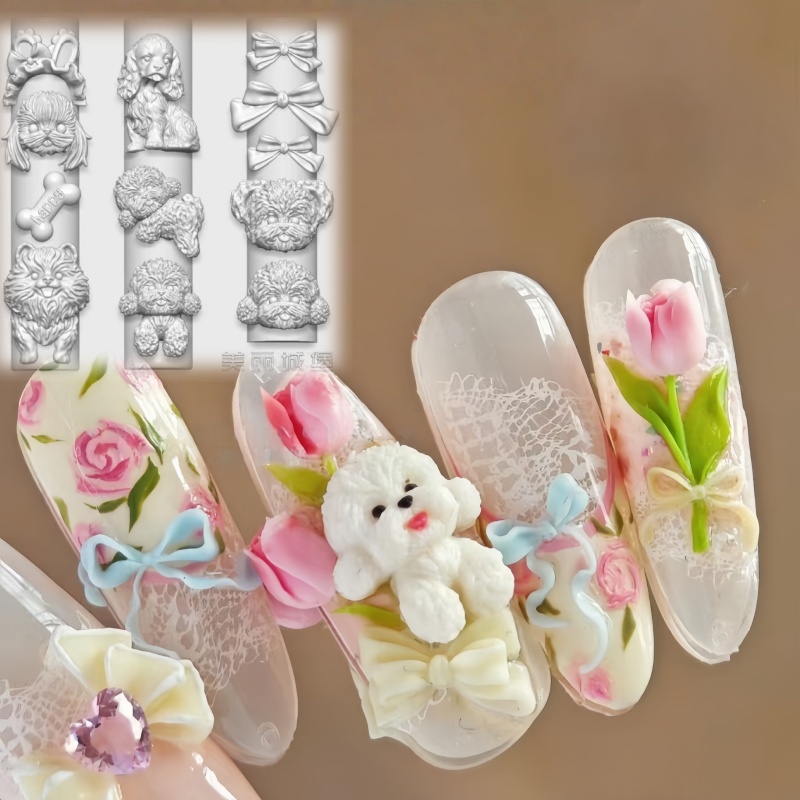 Commercial Kitchen Layout - 1PCS Cute Nail Silicone Mold Kitchen