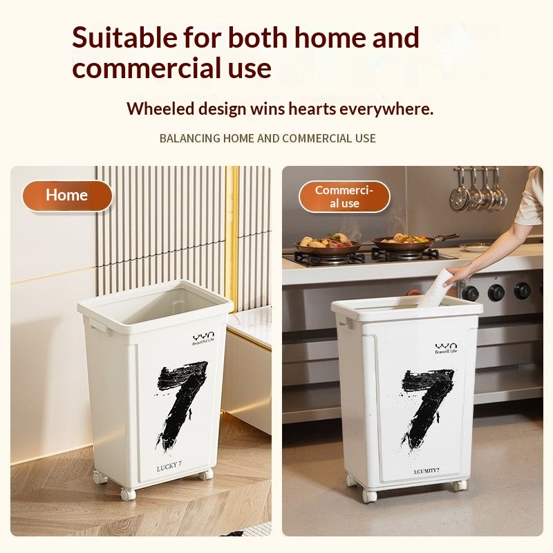 Large Capacity Wheeled Trash K - Commercial Kitchen Garbage Can review and price