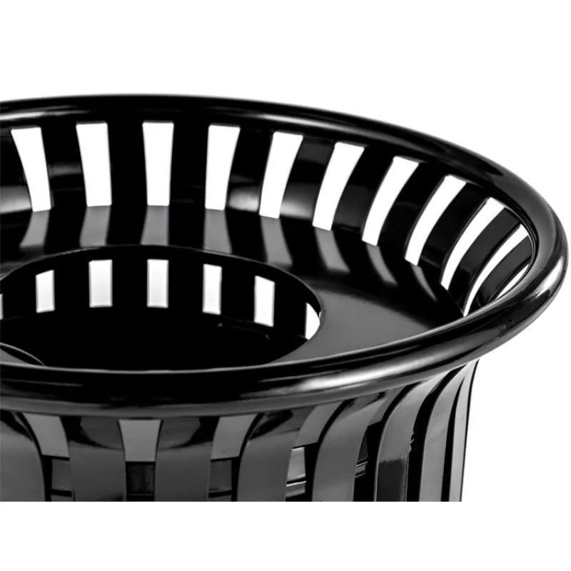 Garbage Outdoor Metal Scrap Bl - Commercial Kitchen Garbage Can review and price