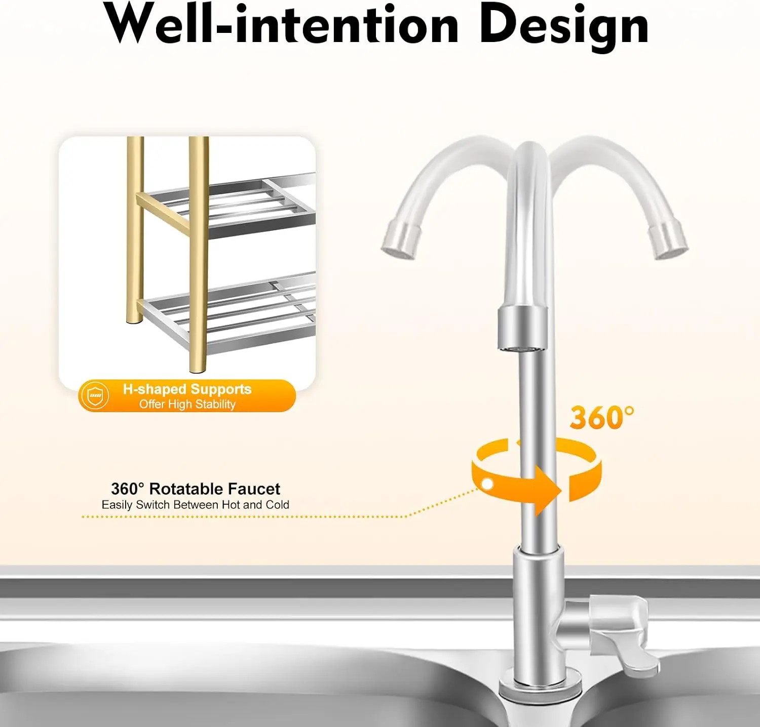 Kitchen Freestanding Prep Sink - Commercial Kitchen Worktops review and price
