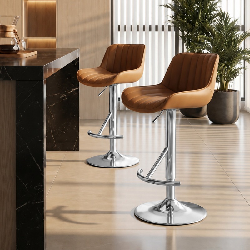 Wooden Elegant High Bar Chair  - Commercial Kitchen Interior Design review and price