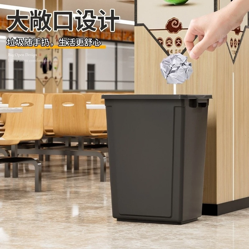 100L Large Open Top Trash Can  - Commercial Kitchen Garbage Can review and price