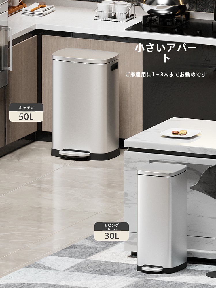 Large Capaci Stainl Steel Tra  - Commercial Kitchen Garbage Can review and price