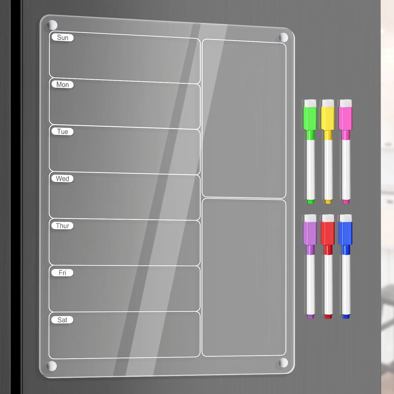 Acrylic Meal Planner Magnetic  - Commercial Kitchen Layout review and price
